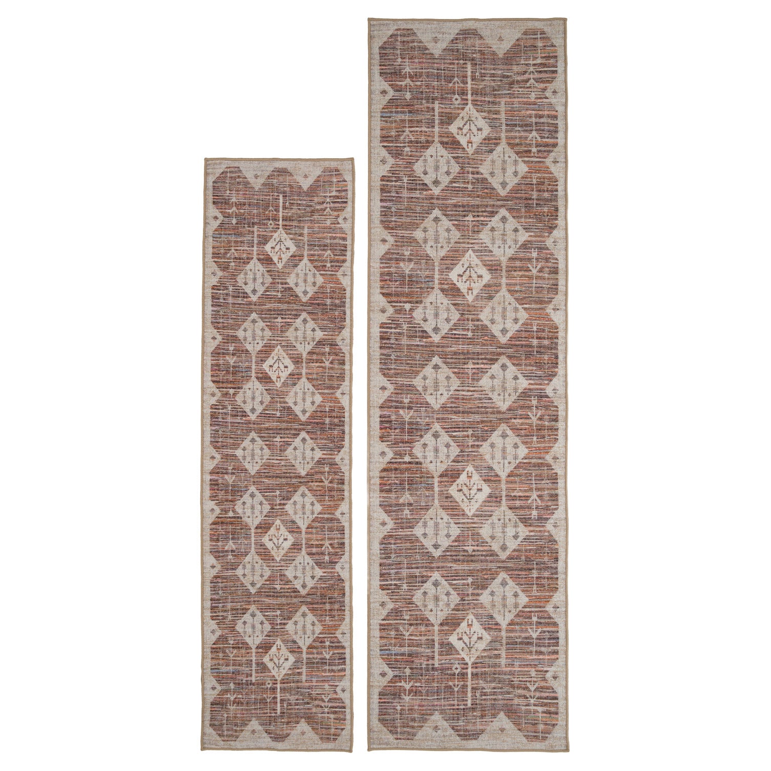 Washable Rustic Aztec Runner - Tor