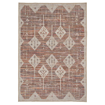 Washable Rustic Aztec Rug - Tor