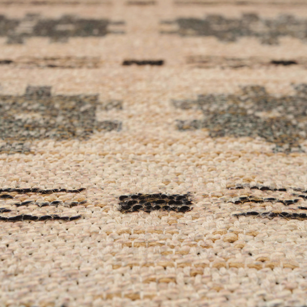 Washable Green Aztec Runner - Zev