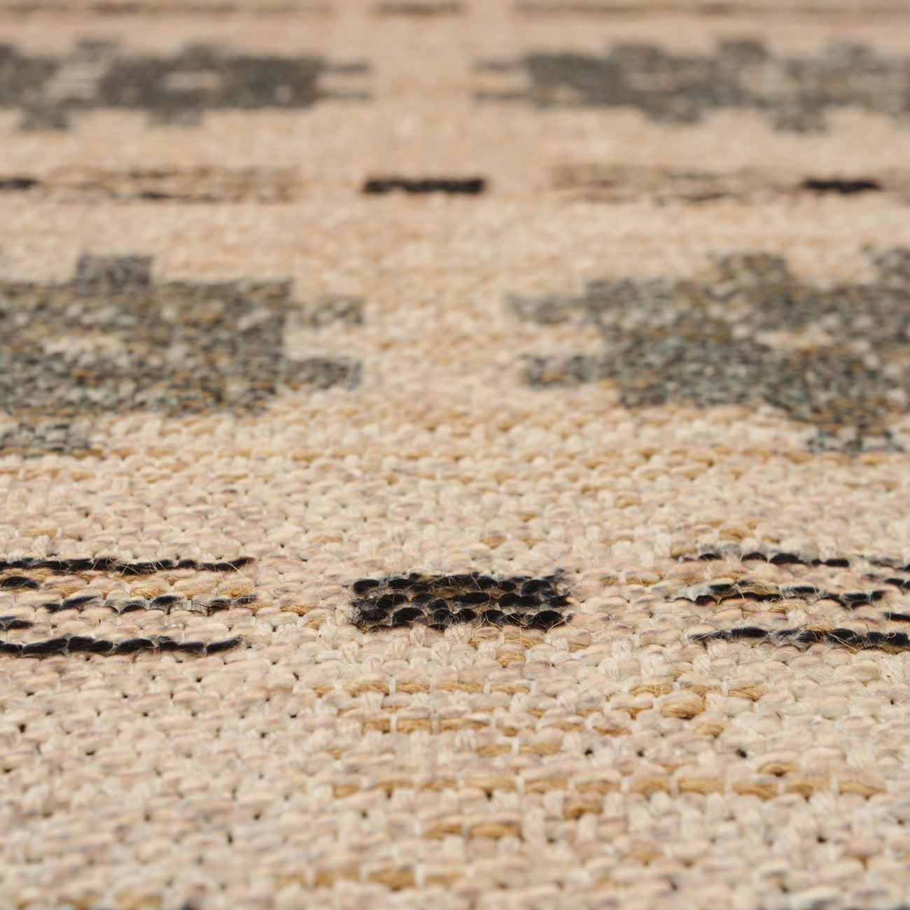 Washable Green Aztec Runner - Zev