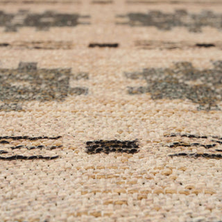 Washable Green Aztec Runner - Zev