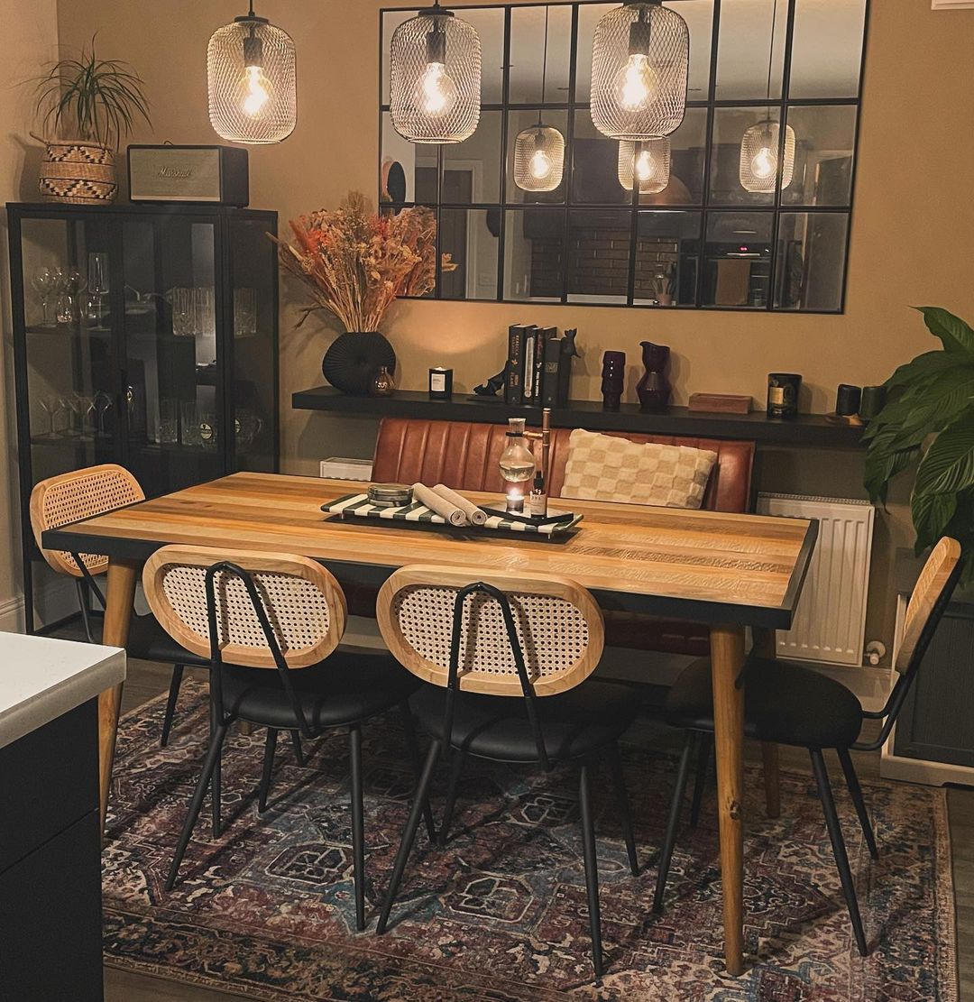 Flatwoven Washable Red Medallion Area Rug - Slaney