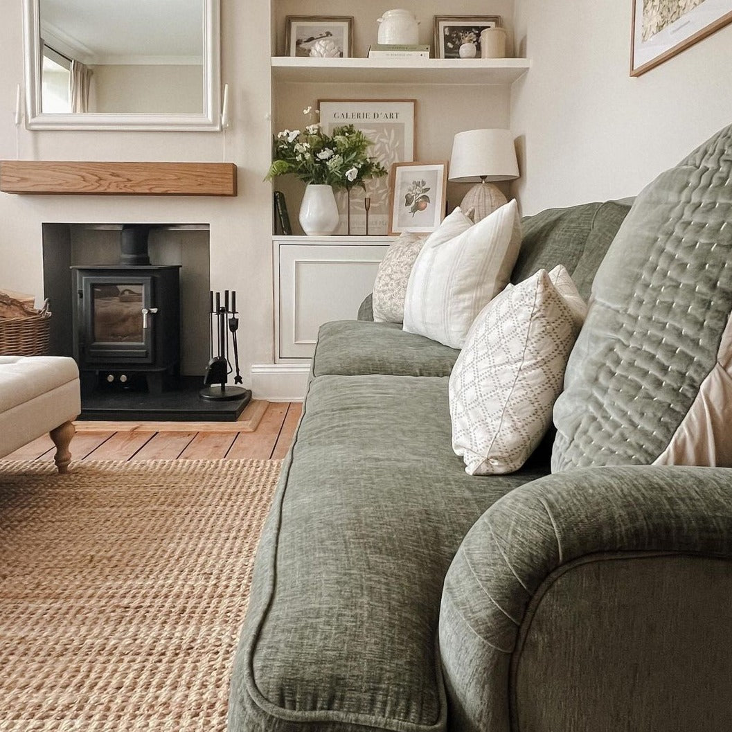 Rustic Jute Sisal Brown Natural Area Rugs - Boucle