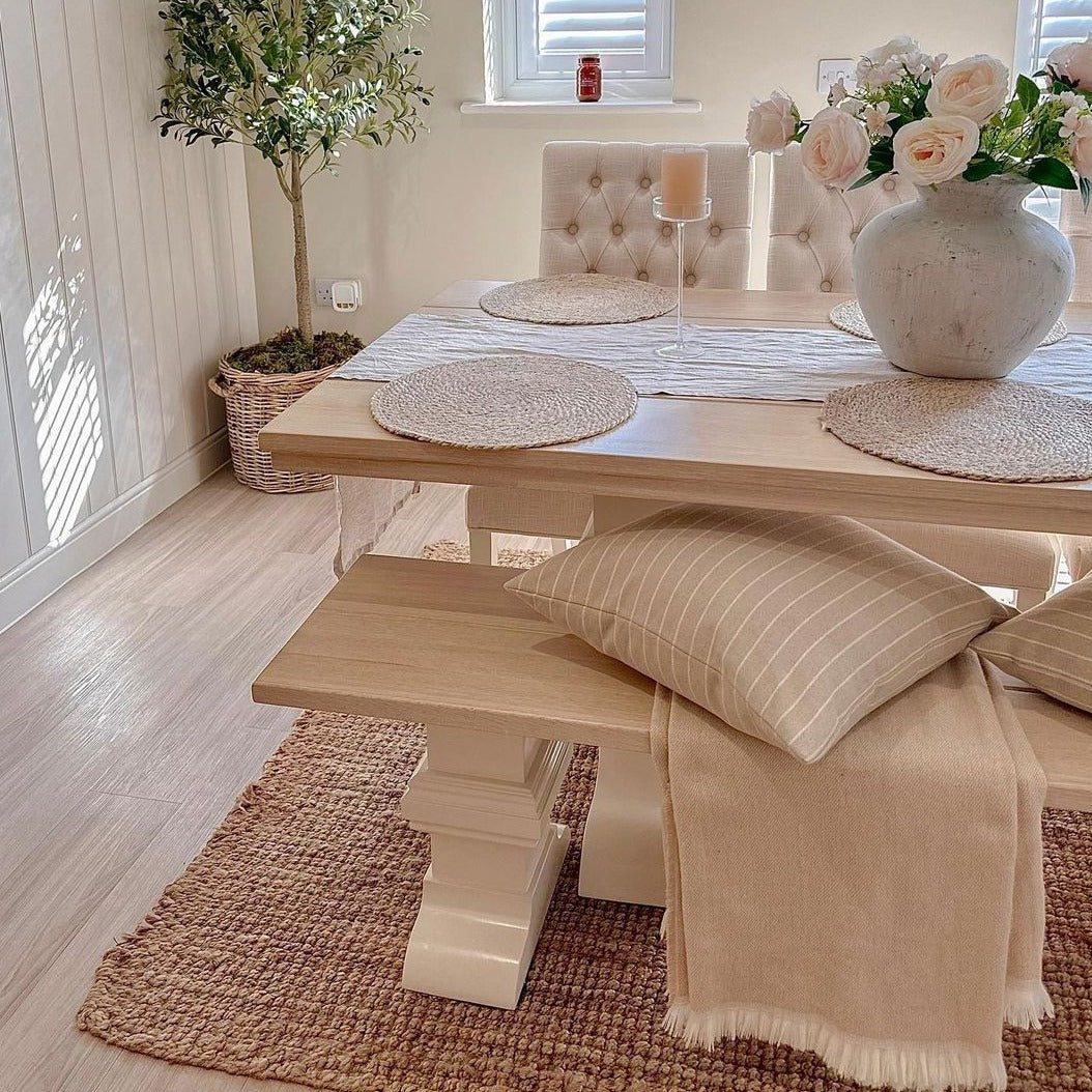 Rustic Jute Sisal Brown Natural Area Rugs - Boucle