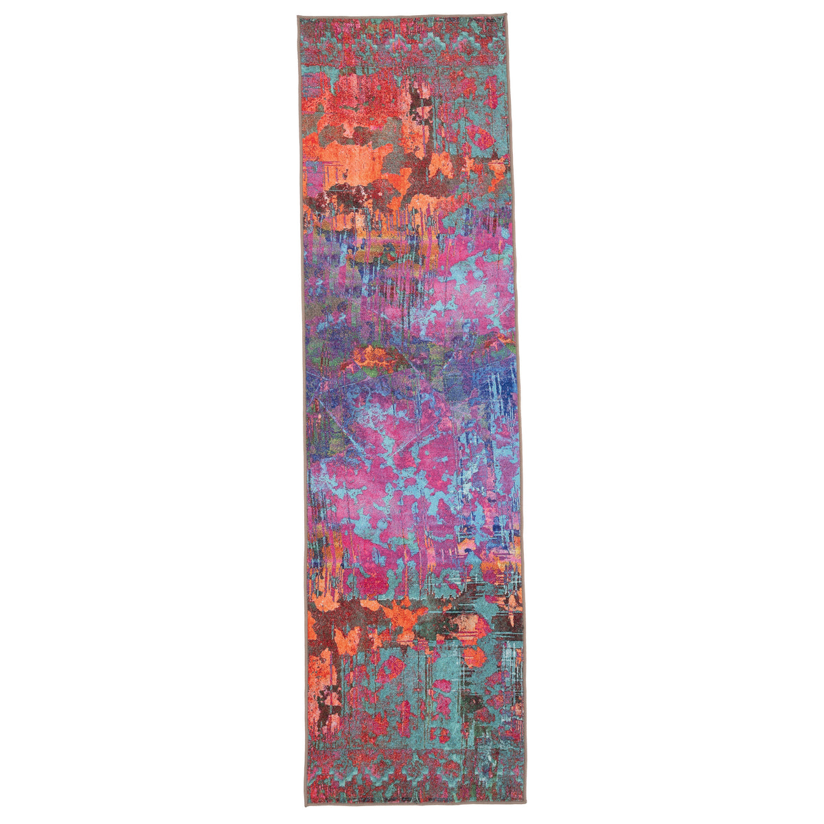 Soft Washable Multicolour Runner - Blazing