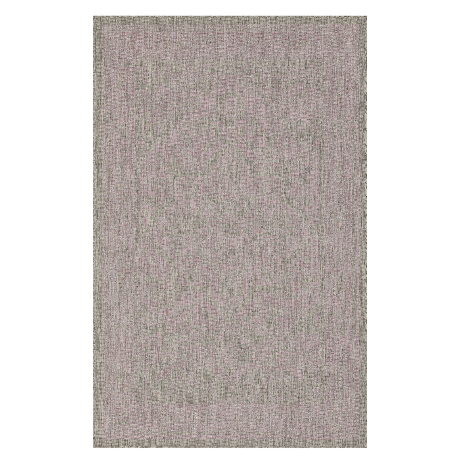Vintage Pink Grey Outdoor Rug - Soutil