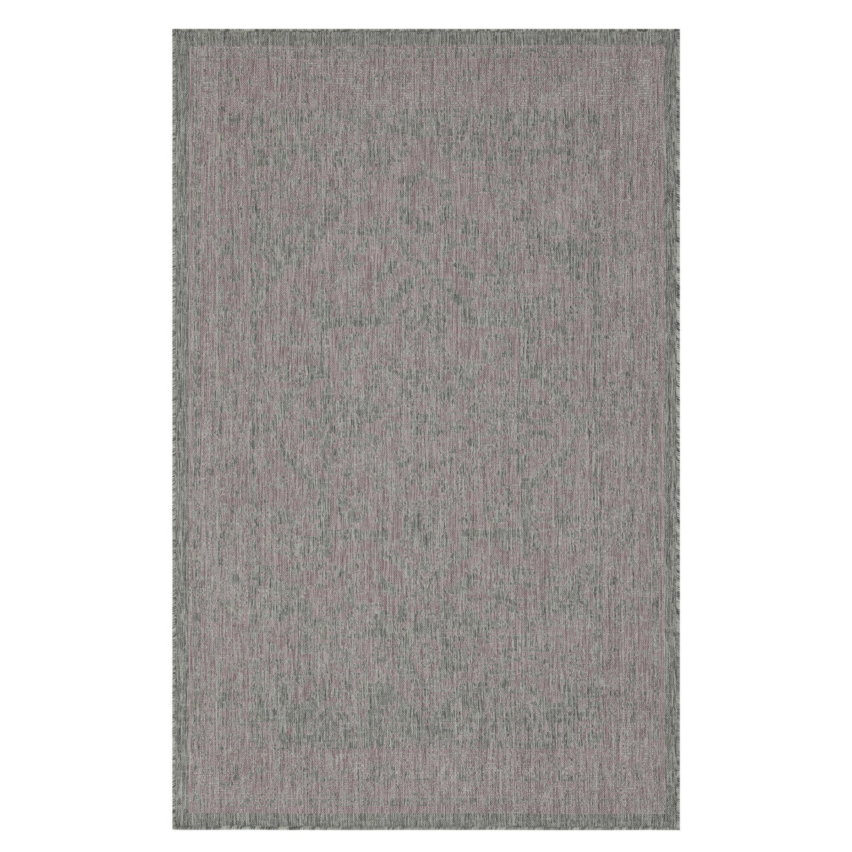 Vintage Pink Grey Area Rug - Soutil