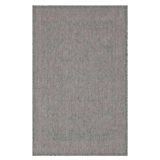 Vintage Pink Grey Area Rug - Soutil