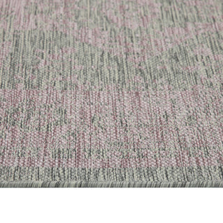 Pink Distressed Outdoor Rug - Soutil