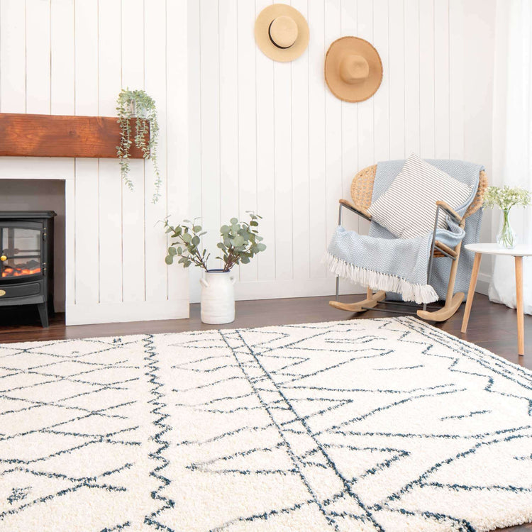 Super Soft Boho Moroccan Shaggy Runner Rug
