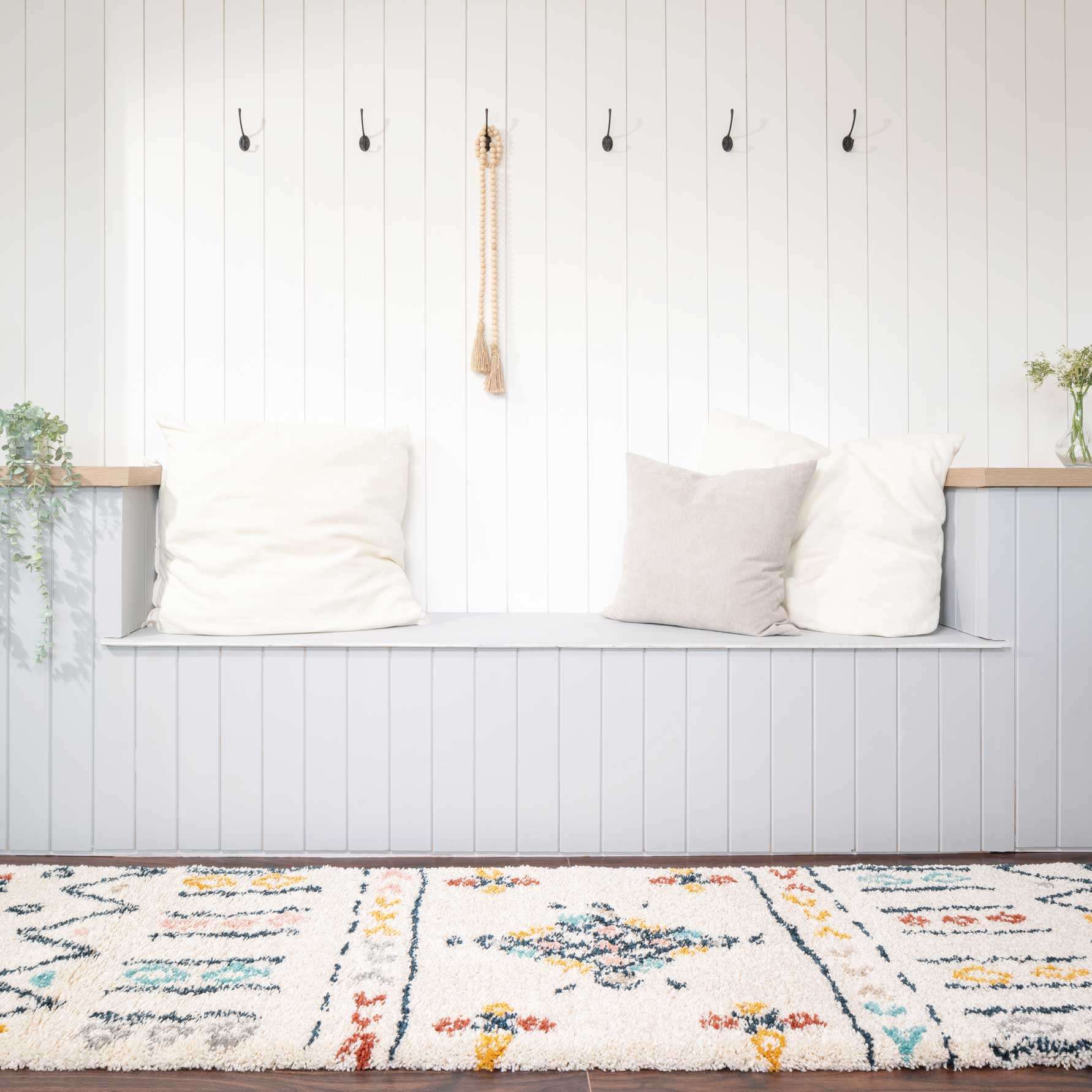 Super Soft Tribal Berber Shaggy Runner Rug