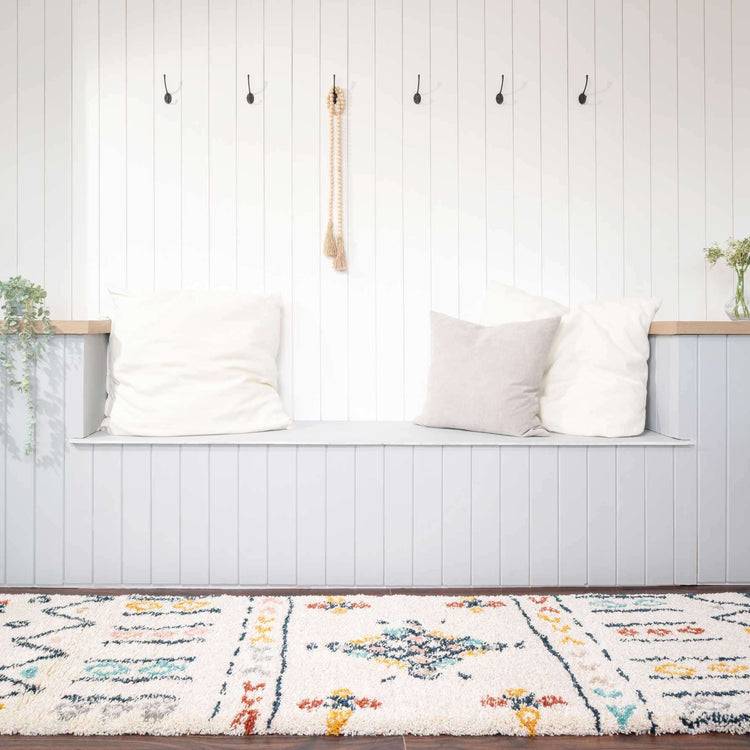 Super Soft Tribal Berber Shaggy Runner Rug