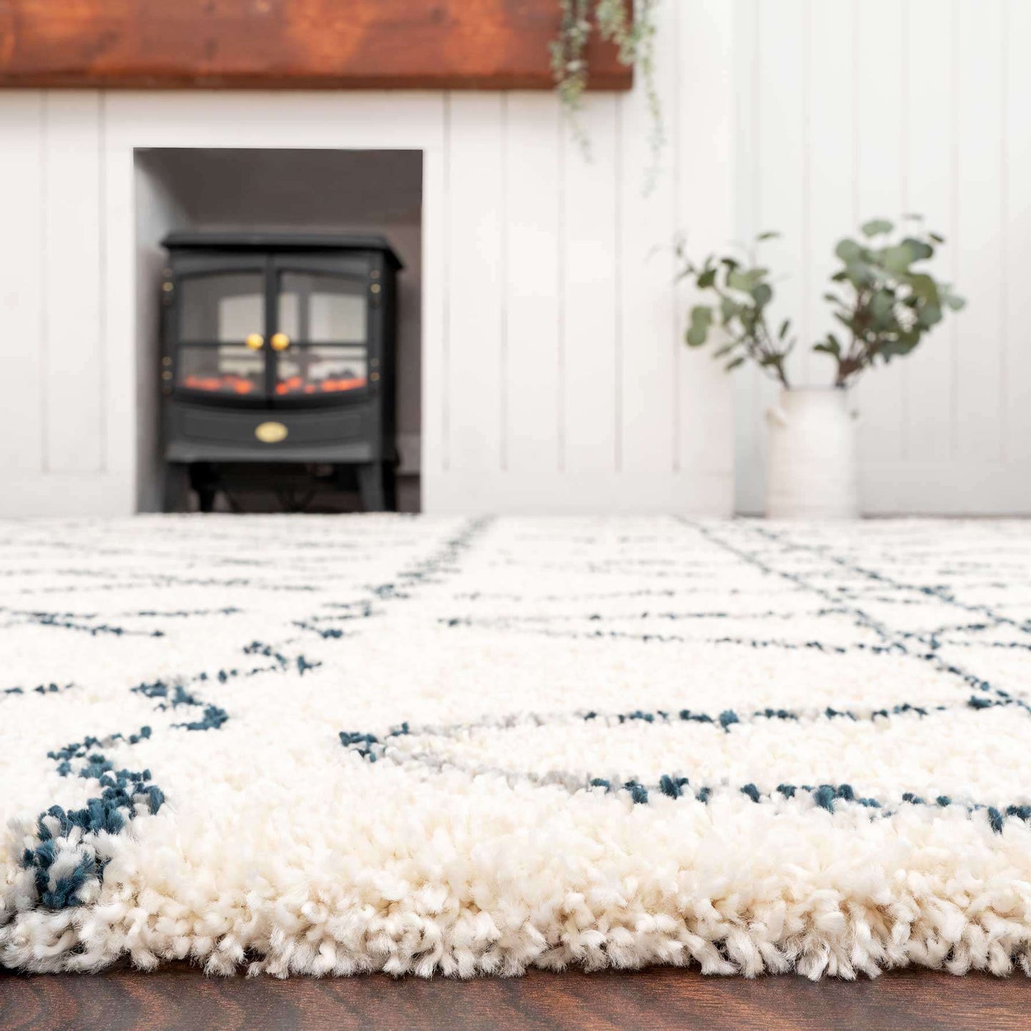 Super Soft Boho Moroccan Shaggy Rug - Bannon | Living Room Rugs ...