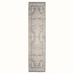 Washable Vintage Ivory Runner Rug - Margot