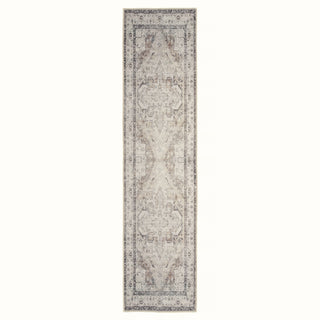 Flatwoven Washable Vintage Ivory Area Rug - Margot
