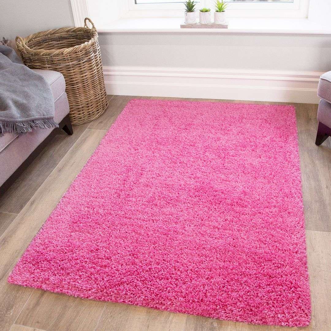 Barbie Pink Shaggy Rug
