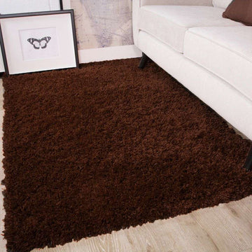 Brown Shaggy Rug