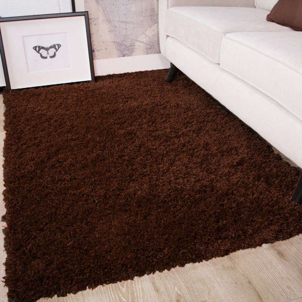 Brown Shaggy Rug | Living Room Rugs | Kukoon Rugs Online