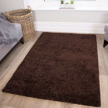 Brown Shaggy Rug