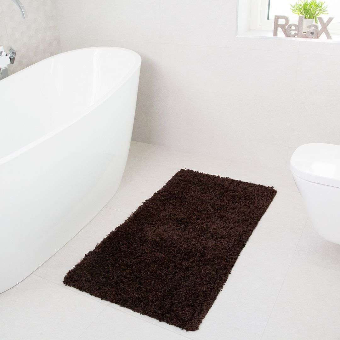 Brown Shaggy Rug