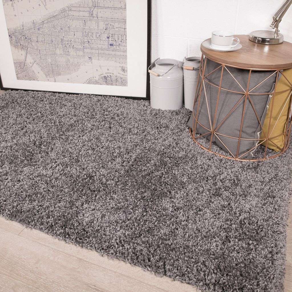 Grey Shaggy Rug
