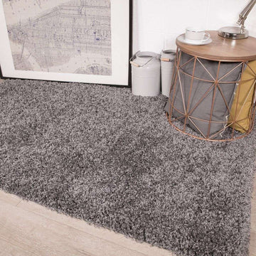 Grey Shaggy Rug