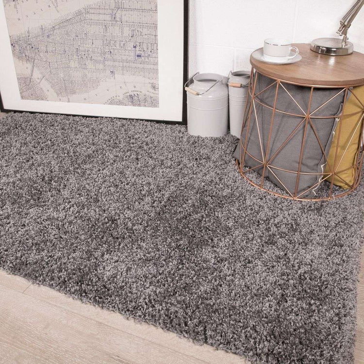 Grey Shaggy Rug