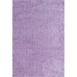 Violet Round Circle Shaggy Rug