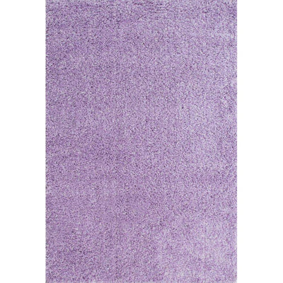 Violet Round Circle Shaggy Rug
