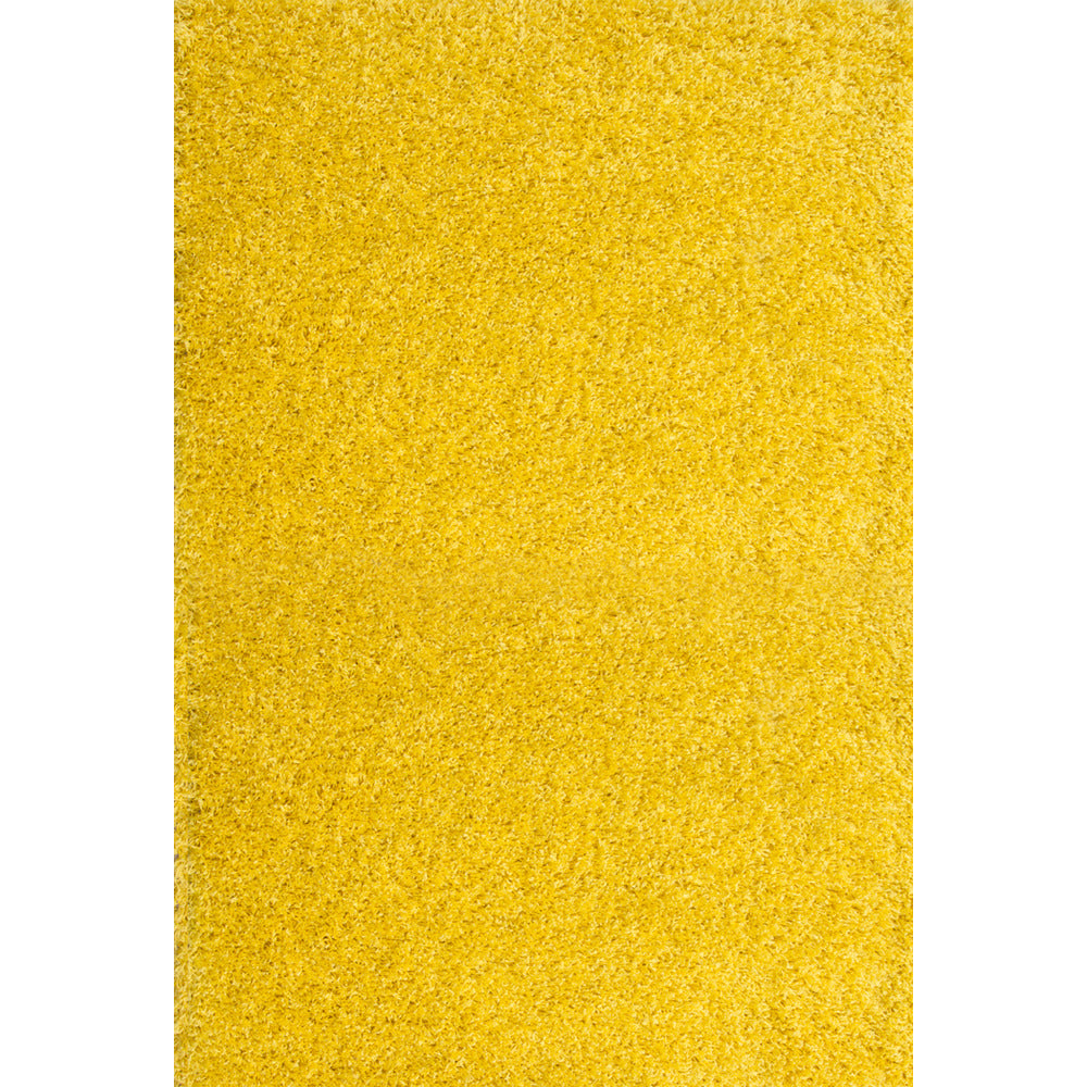 Yellow Shaggy Rug