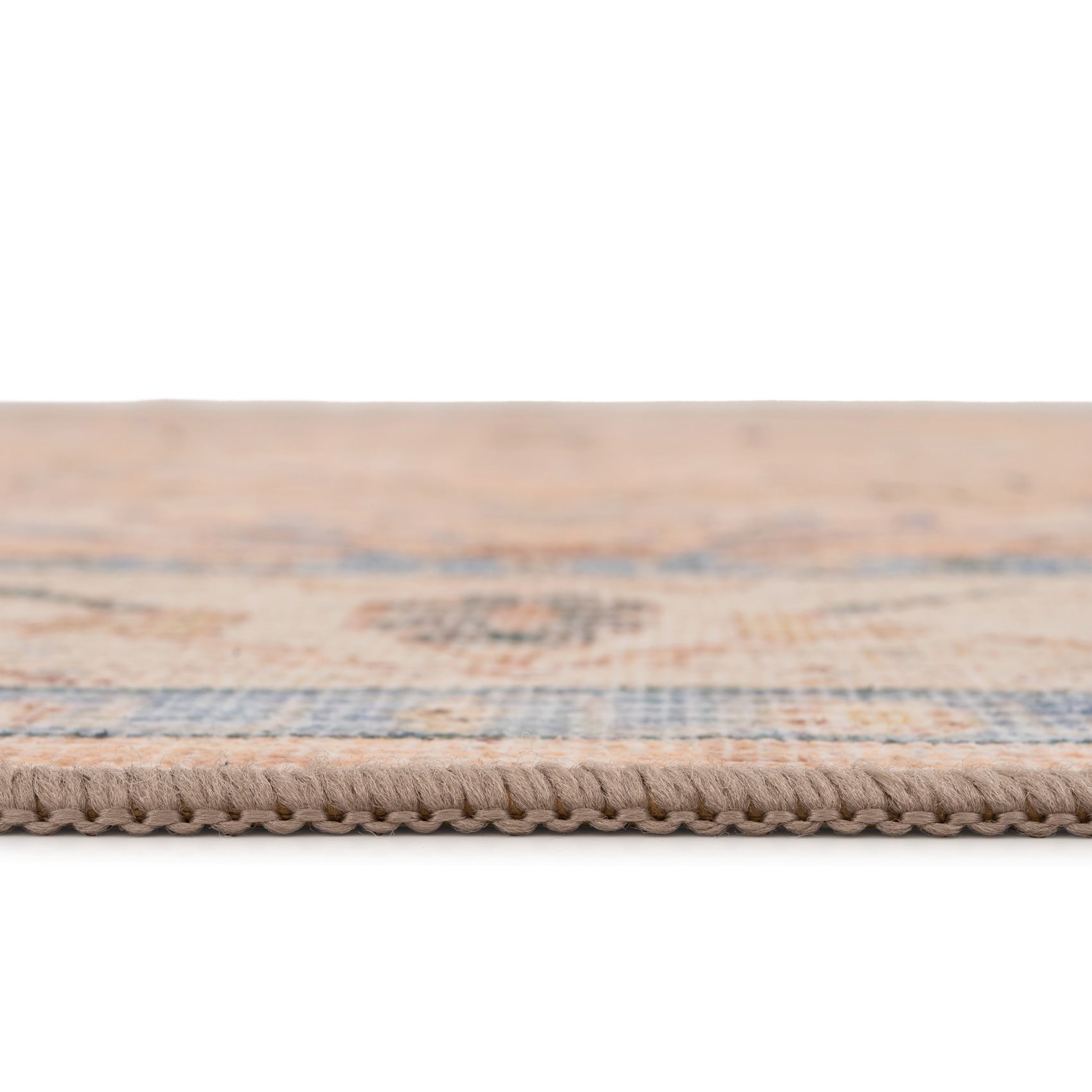 Soft Washable Multicolour Vintage Rug - Amelia