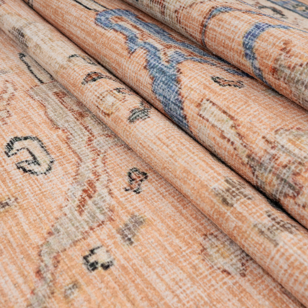 Soft Washable Multicolour Vintage Rug - Amelia