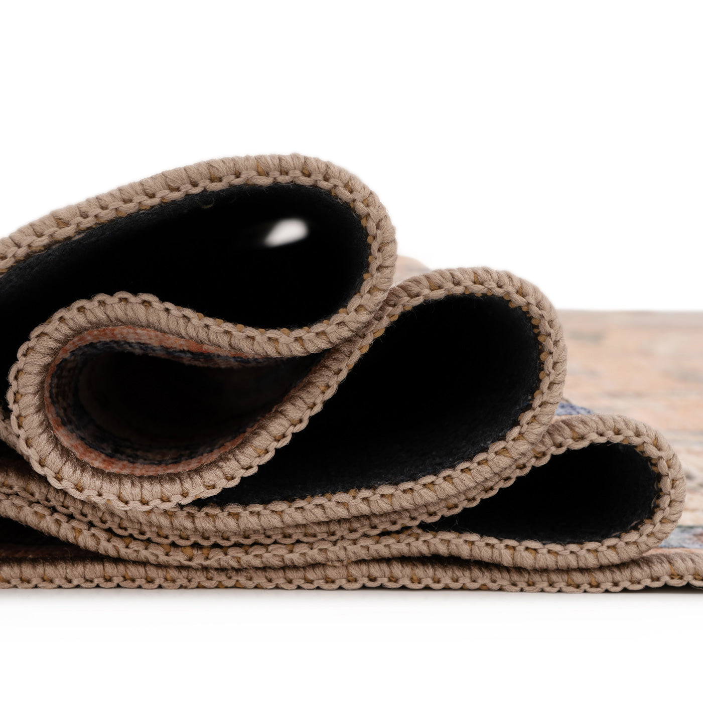 Soft Washable Multicolour Vintage Rug - Amelia