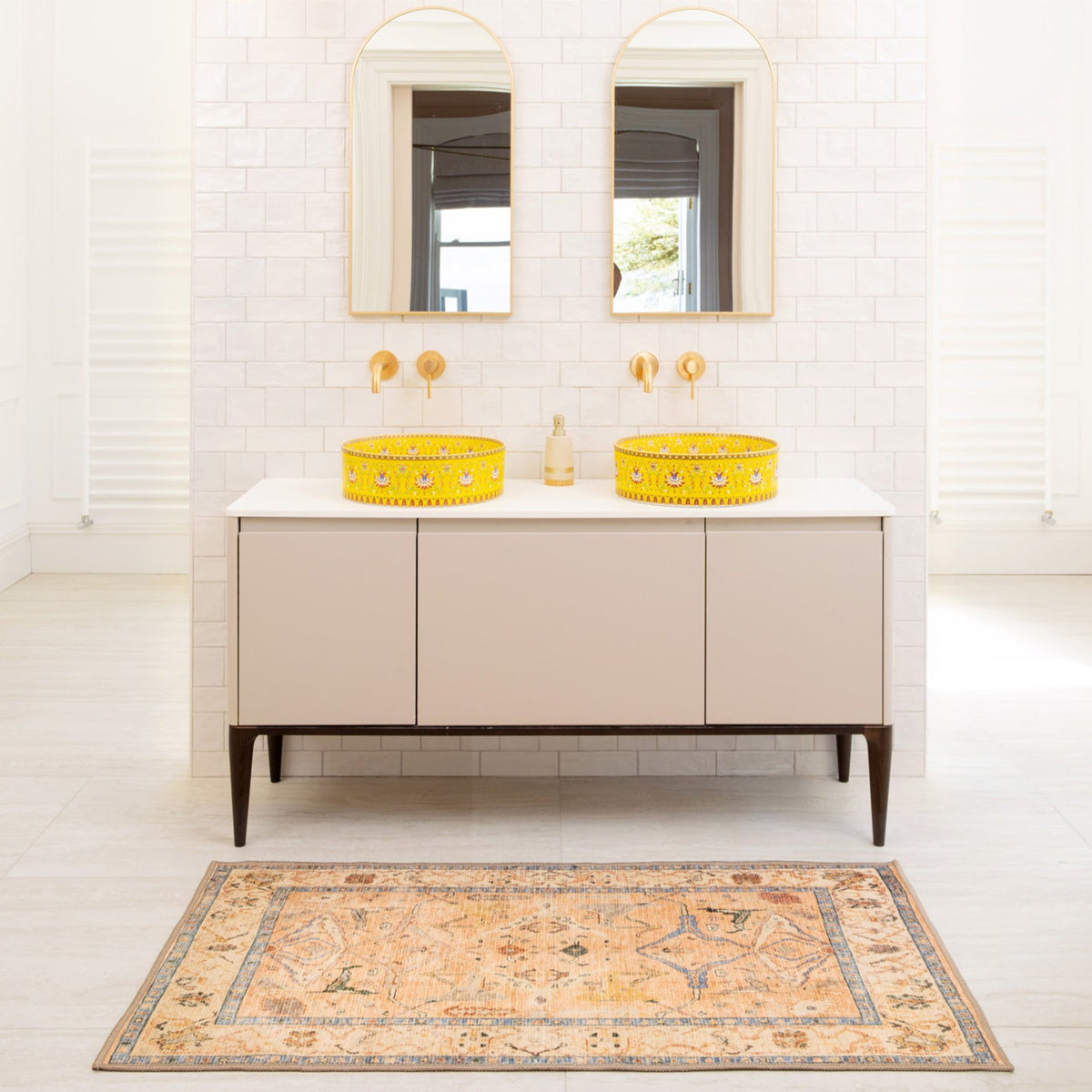 Soft Washable Vintage Doormat - Amelia