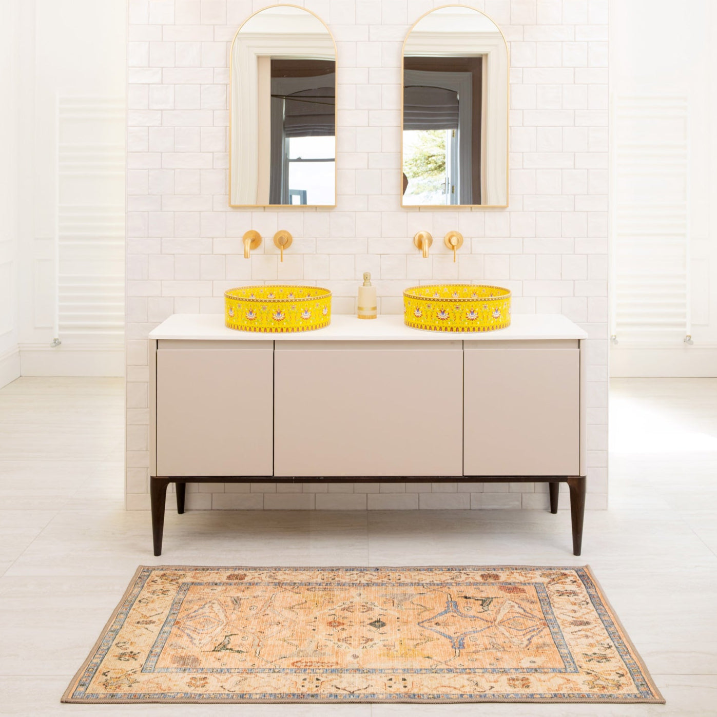 Soft Washable Vintage Doormat - Amelia