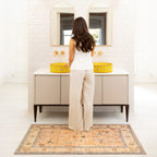 Soft Washable Vintage Bathroom Mat - Amelia