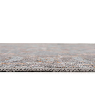 Soft Washable Blue Boho Rug - Clara