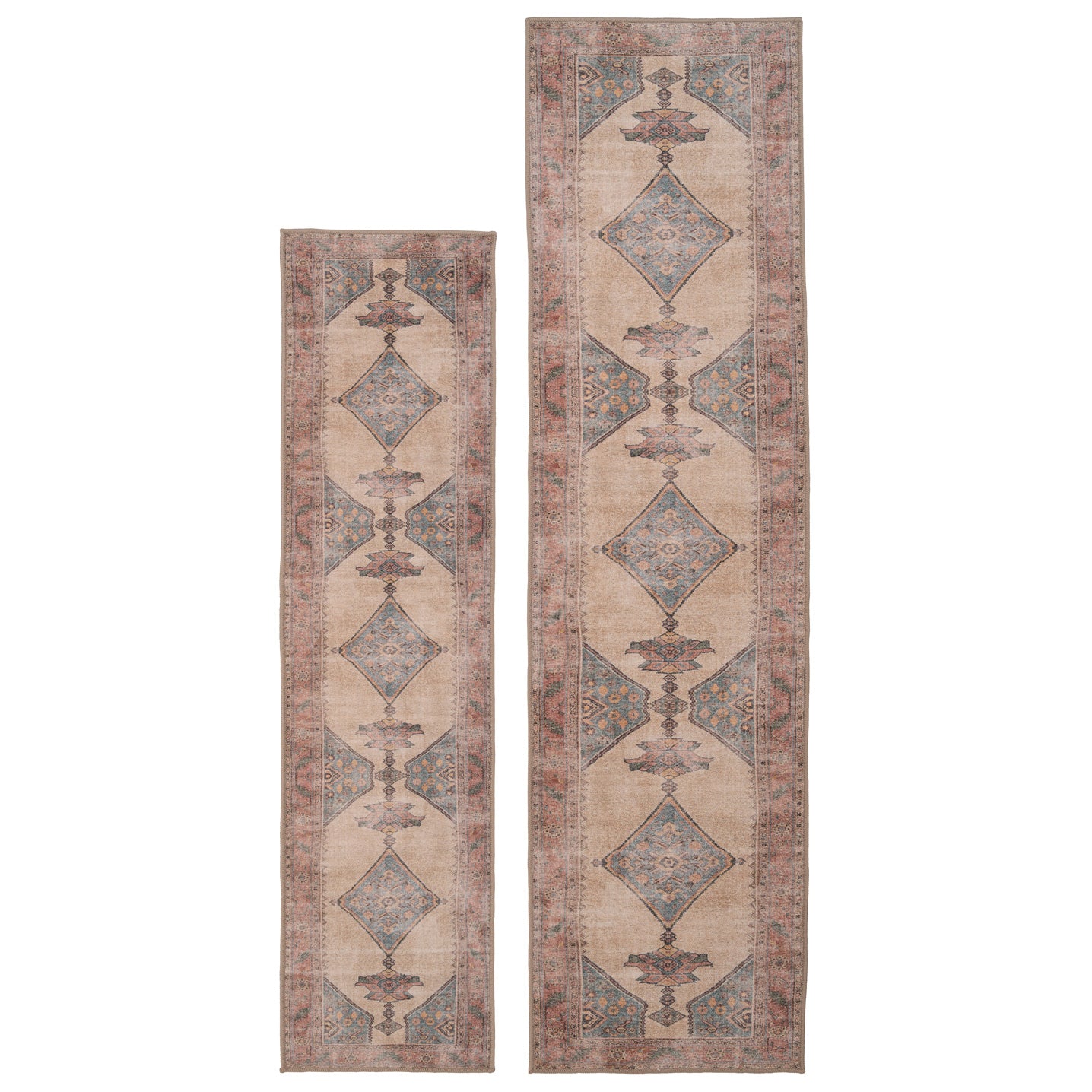 Soft Washable Multicolour Moroccan Runner - Coralie