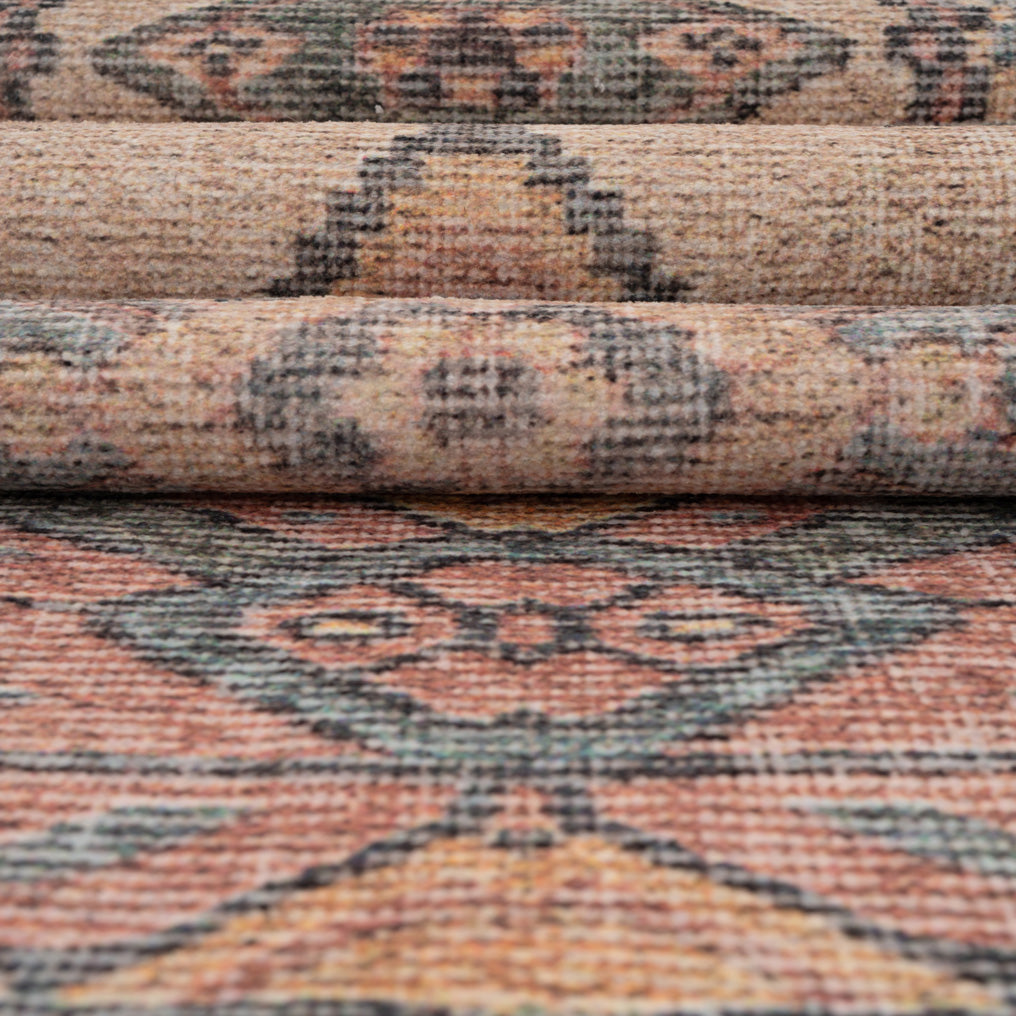Soft Washable Multicolour Moroccan Rug - Coralie
