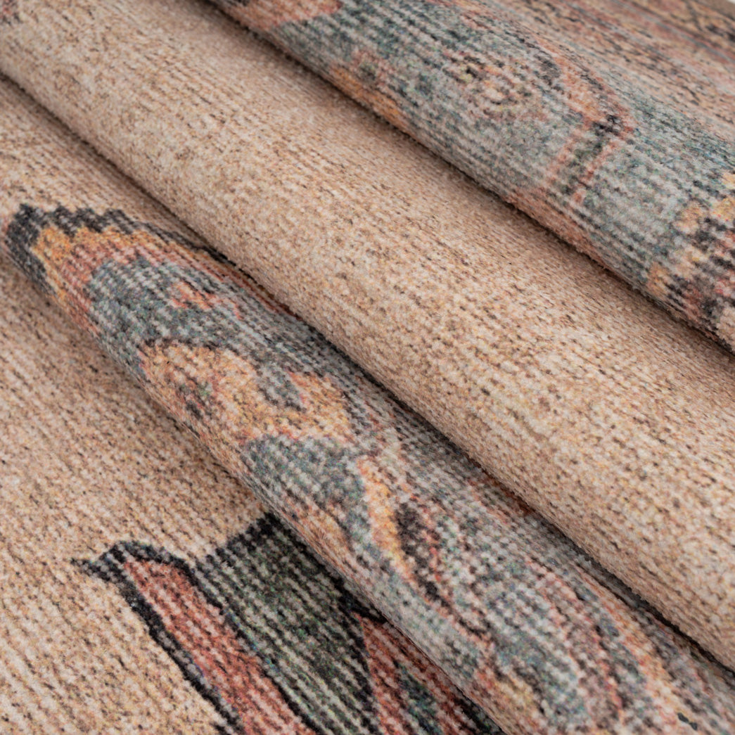 Soft Washable Multicolour Moroccan Rug - Coralie