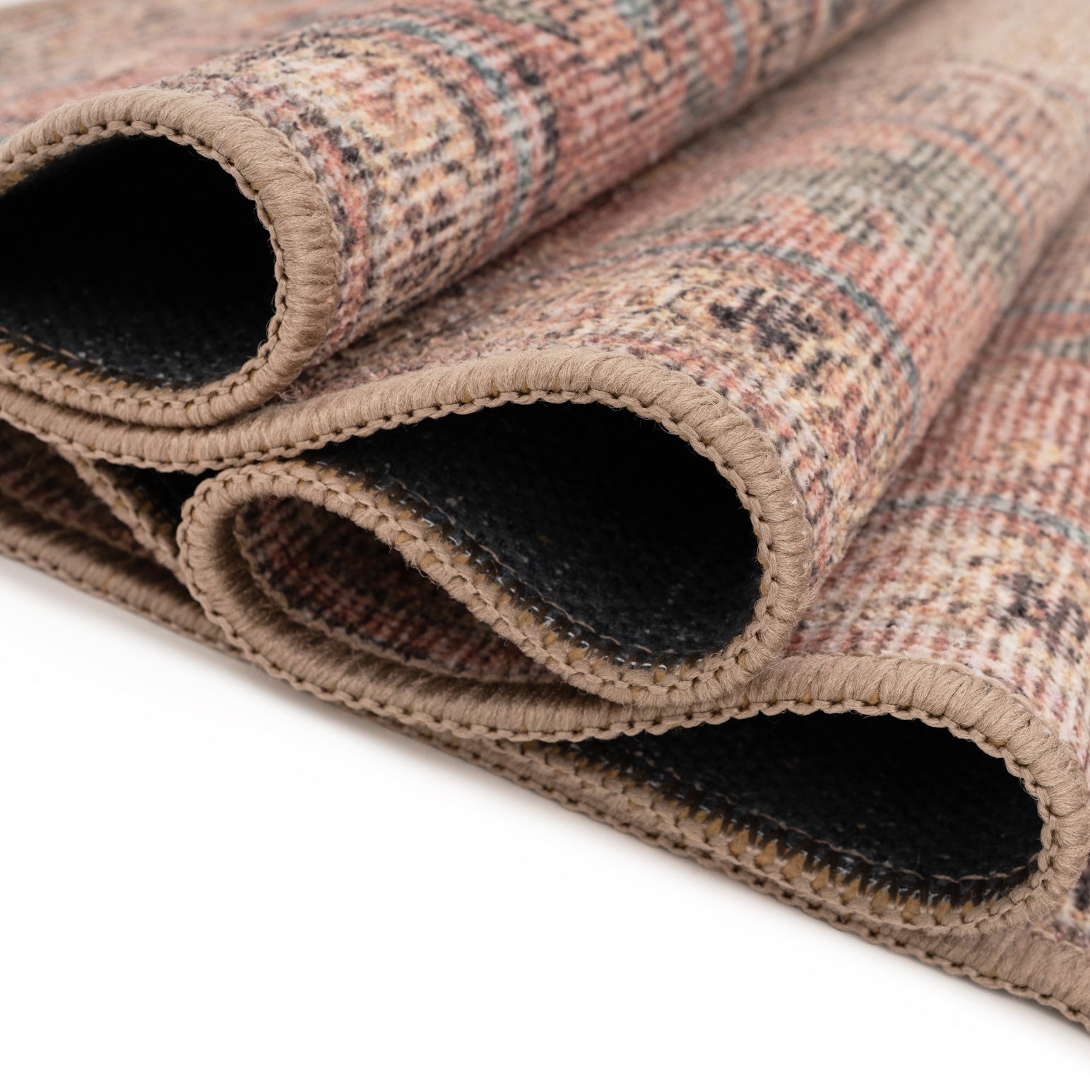 Soft Washable Multicolour Moroccan Rug - Coralie