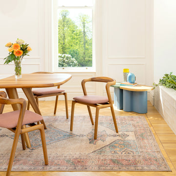 Soft Washable Multicolour Moroccan Rug - Coralie