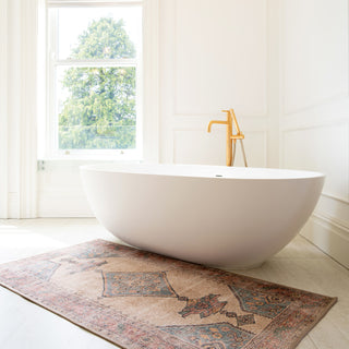 Soft Washable Moroccan Bathroom Mat - Coralie