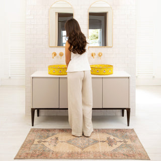 Soft Washable Moroccan Doormat - Coralie
