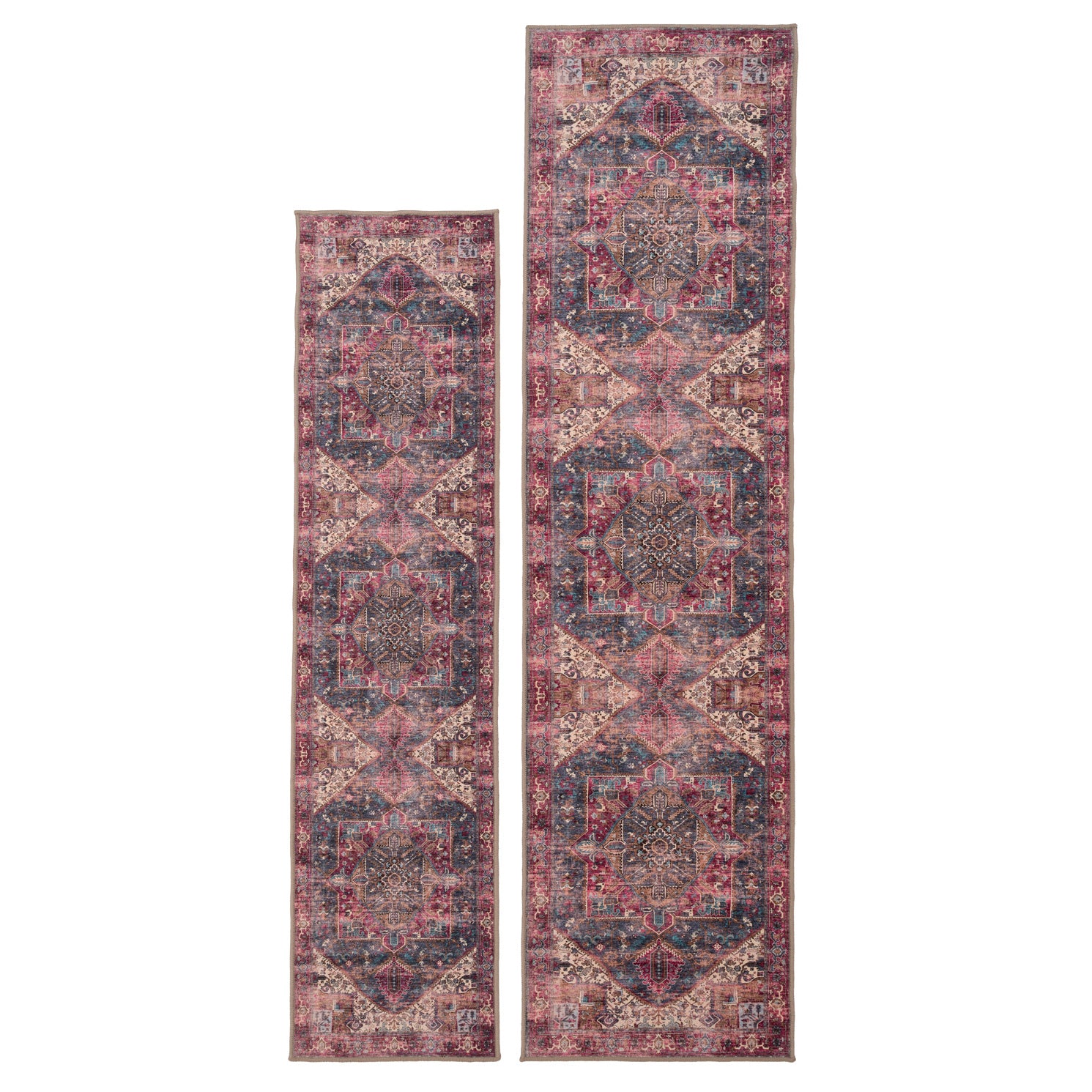 Soft Washable Multicolour Runner - Delphine