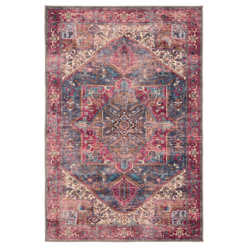 Soft Washable Multicolour Rug - Delphine
