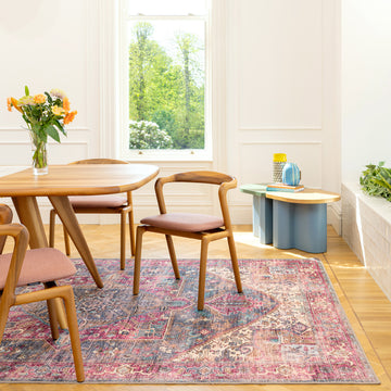 Soft Washable Multicolour Rug - Delphine