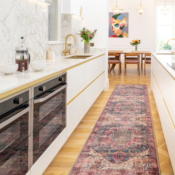 Soft Washable Multicolour Runner - Delphine