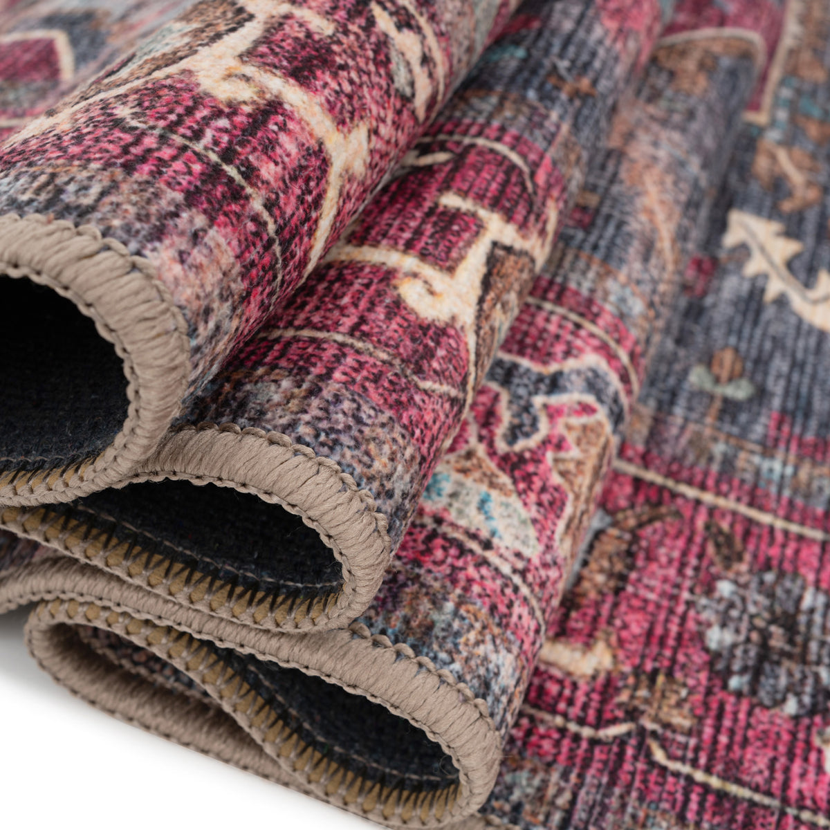 Soft Washable Multicolour Runner - Delphine