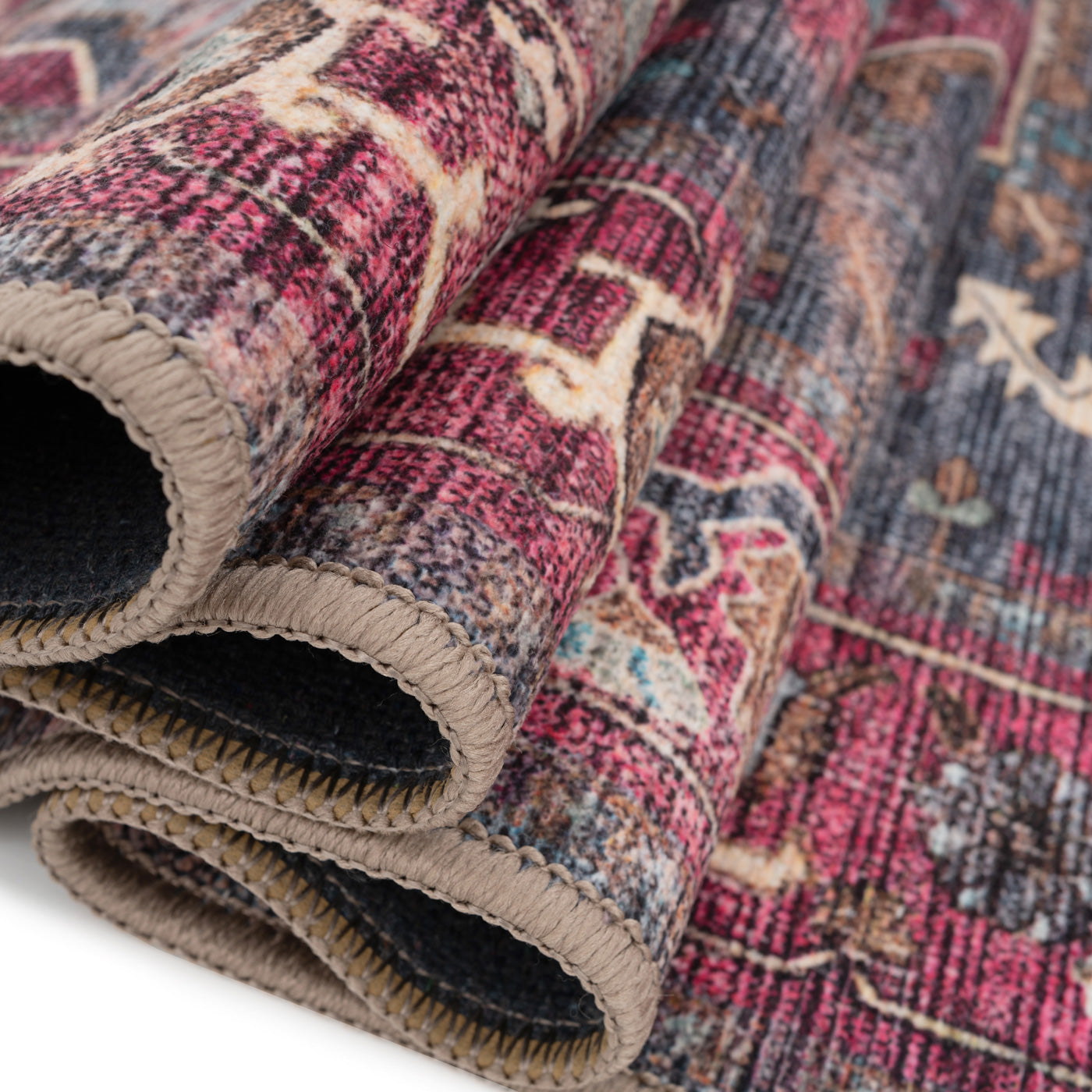 Soft Washable Multicolour Runner - Delphine